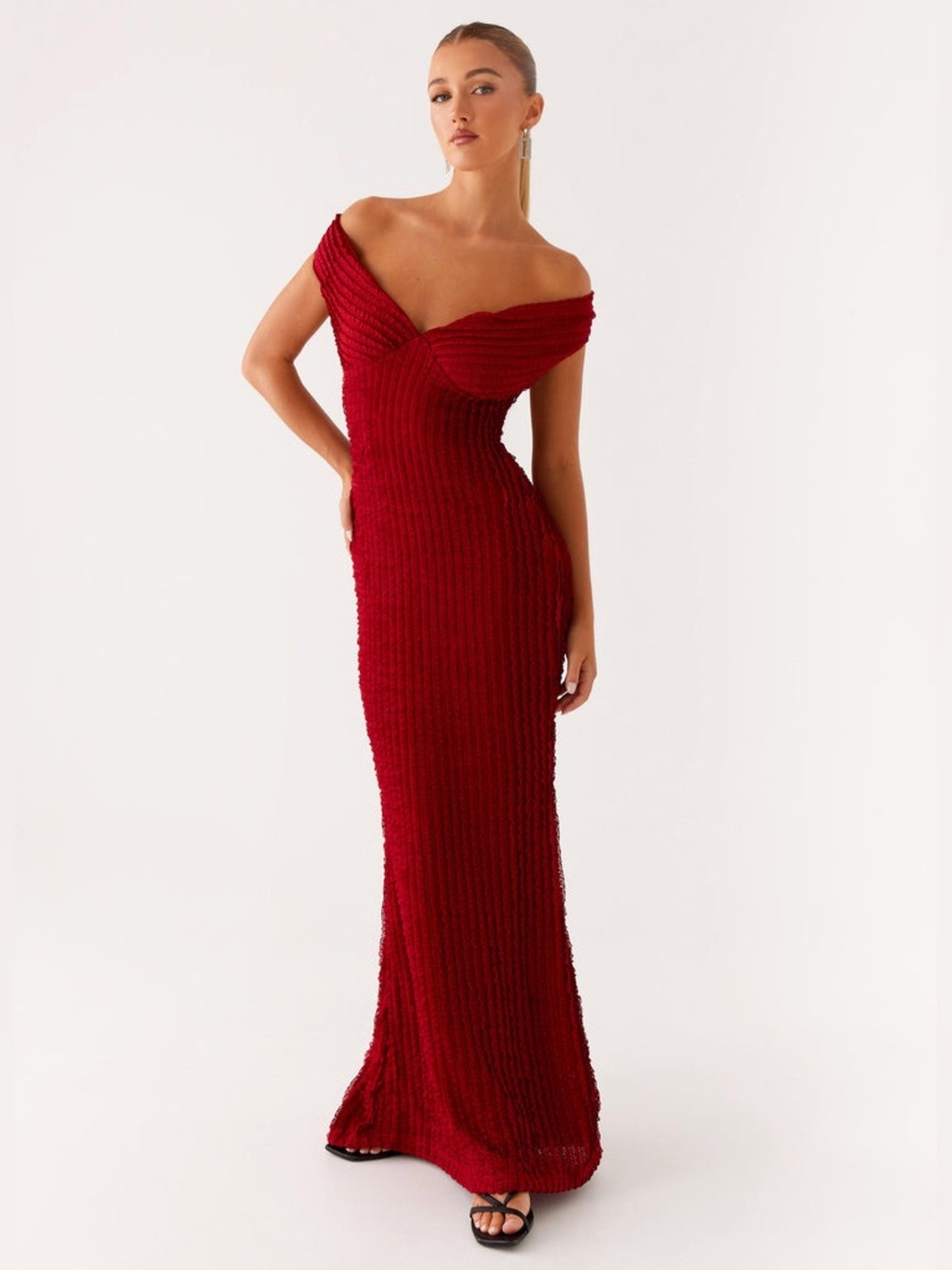 Peppermayo Chantelle Maxi Dress in Red - Size XS - Picture 2 of 11